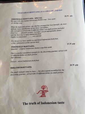 Menu photo 4 Srikandi Amsterdam, NH