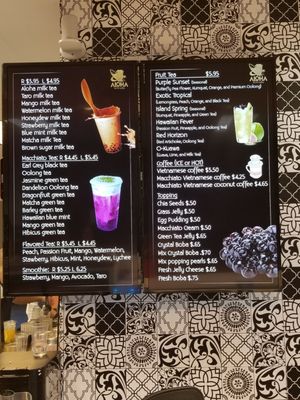 Menu photo 8 Aloha Tea & Coffee Glendale, AZ