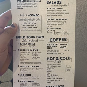 Bruegger's Bagels - salad coffee etc menu - Bagels Near Me - Tucson, Arizona