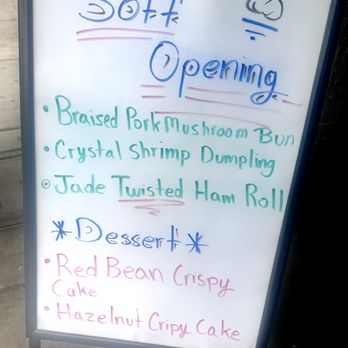 Hidden Dumpling House - Landpark - Menu highlight board - Chinese Near Me - Sacramento, California