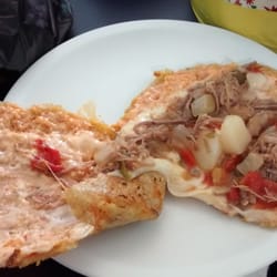 Gorditas El Molino - Gordita de desebrada con doble queso