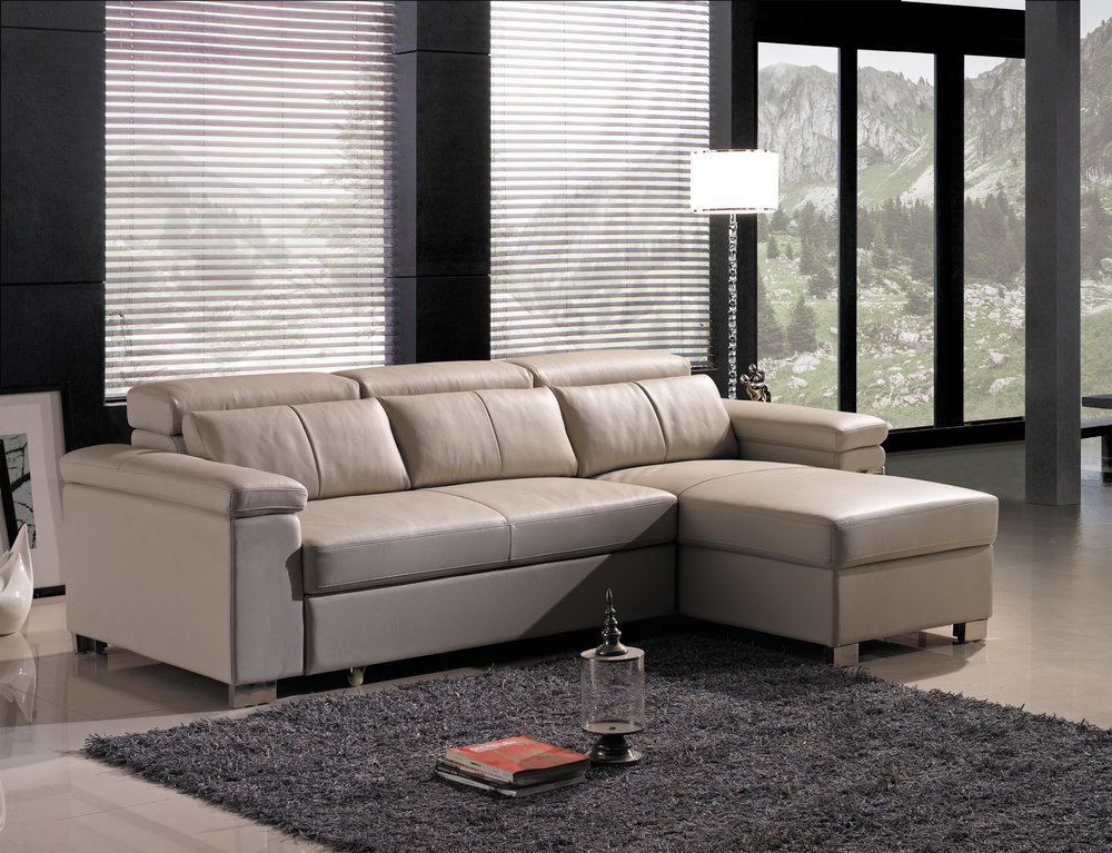 1899 Genuine Top Grain Leather Sectional Sofa Bed With Storage Top Grain Leather Sectional Sofa Bed