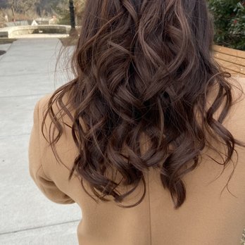 Polish’d Blowdry Studio - Four hours after the appointment. Hair still going strong! - Hair Salons Near Me - Elkridge, Maryland