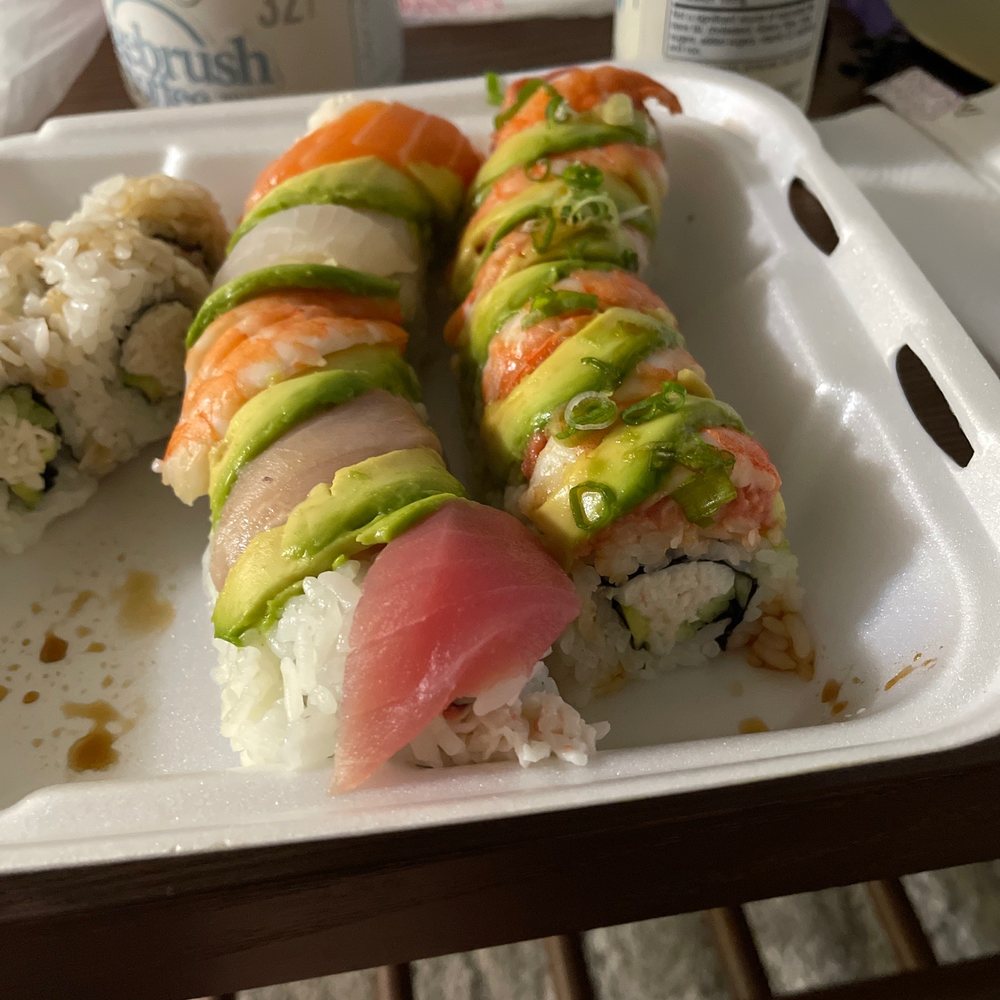 Sushi Teri - Cali roll, rainbow roll, and red tiger roll - Japanese Near Me - Costa Mesa, California Sushi Teri - Cali roll, rainbow roll, and red tiger roll - Japanese Near Me - Costa Mesa, California