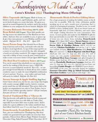 Menu photo 4 Cotta's Kitchen Turlock, CA