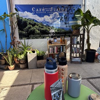 Cafe Juayua - Seating area and transportation to the beauty of El Salvador. - Coffee & Tea Near Me - Los Angeles, California