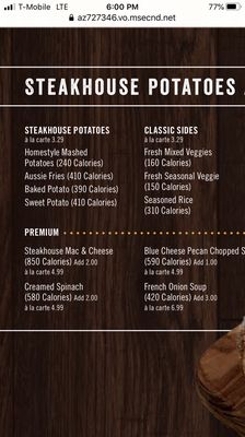 Menu photo 5 Outback Steakhouse Winston-salem, NC Menu photo 5 Outback Steakhouse Winston-salem, NC