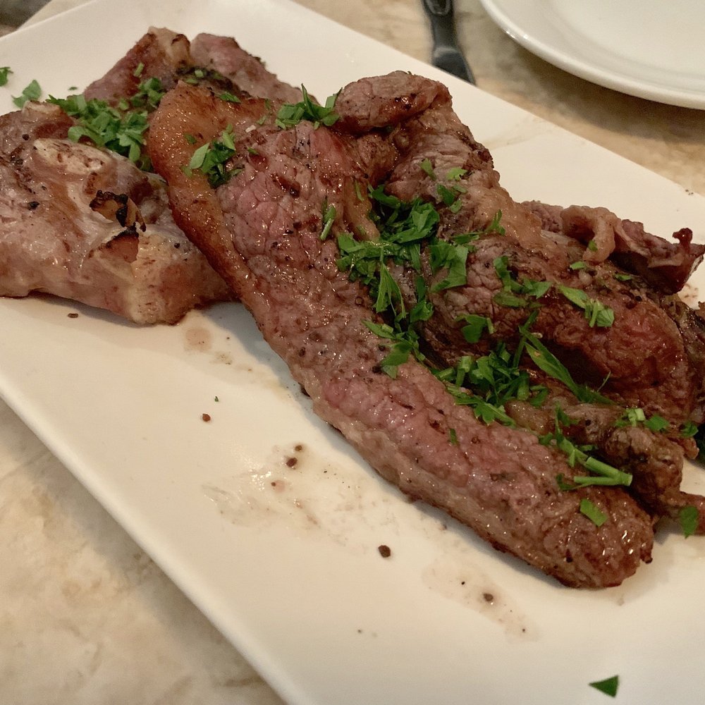 A Taberna da Rua das Flores - Flank steak. Over cooked, really tough and not particularly seasoned well. - Portuguese Near Me - Lisbon, 11 A Taberna da Rua das Flores - Flank steak. Over cooked, really tough and not particularly seasoned well. - Portuguese Near Me - Lisbon, 11