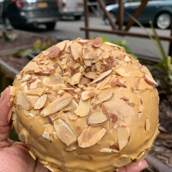 Dough - Dulce de Leche with Toasted Almonds - Desserts Near Me - New York, New York Dough - Dulce de Leche with Toasted Almonds - Desserts Near Me - New York, New York