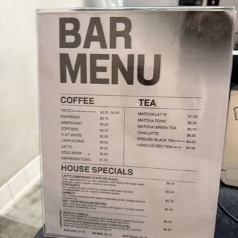 Distrito Coffee - Menú - Coffee & Tea Near Me - San Pedro, California
