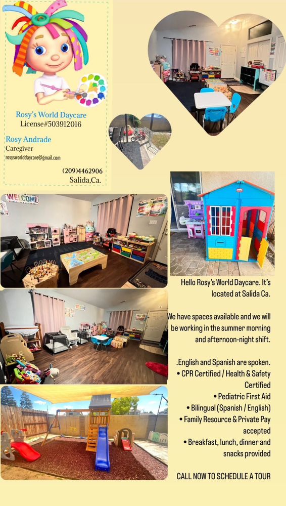 Rosy’s World Daycare - childcare center in Salida, CA