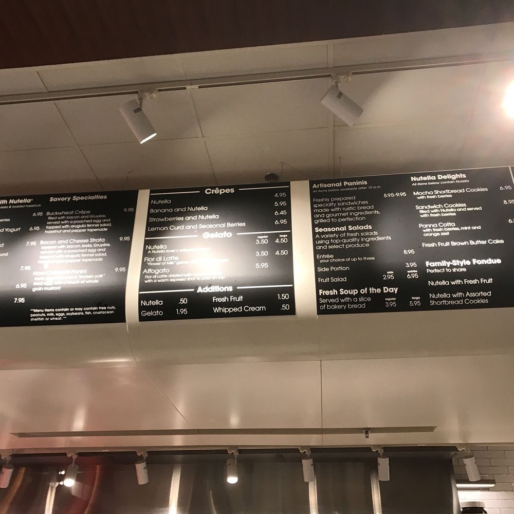 Nutella Cafe - Desserts Near Me - Chicago, Illinois