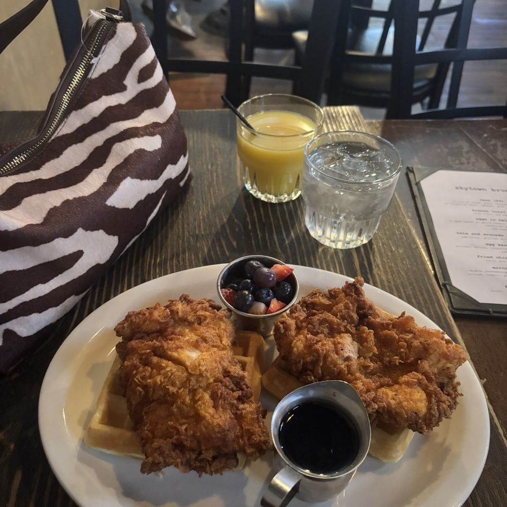 Skytown - Chicken and Waffles - New American Near Me - Brooklyn, New York Skytown - Chicken and Waffles - New American Near Me - Brooklyn, New York