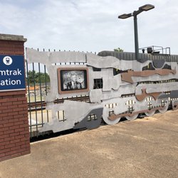 Hope Visitor Center & Museum - 7/18/18. Wednesday. Exterior. Cool Train Station. Driving from Hot Springs to Shreveport. Stopped for lunch across the street at Tailgaters.