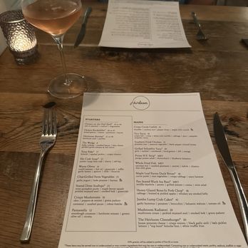 Heirloom - Dinner menu - Wine Bars Near Me - Virginia Beach, Virginia