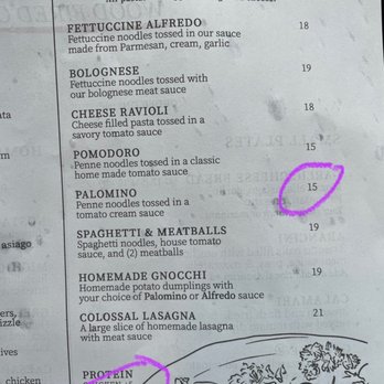Nostalgia Wood Fired Oven - Menu, showing listed prices - Pizza Near Me - Washington, Michigan