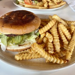 Half-pound cheeseburger meal is the best.