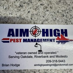 Aim High Pest Management - Business card