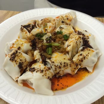 White Bear - Number 6! Wontons with spicy sauce! - Chinese Near Me - Flushing, New York White Bear - Number 6! Wontons with spicy sauce! - Chinese Near Me - Flushing, New York