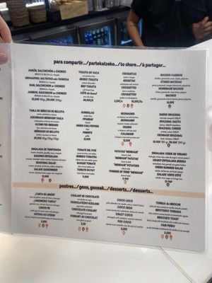Menu photo 4 Mendaur Donostia, SS Menu photo 4 Mendaur Donostia, SS