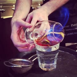 The Living Room - Ask the bartender, Mark, to make you a Chesterfield.