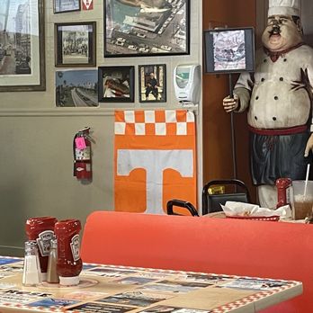 Sam & Andy’s West - Dining room decked with UT memorabilia - American Near Me - Knoxville, Tennessee