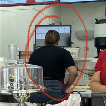 Blake's Lotaburger - The manager in question - Burgers Near Me - Santa Fe, New Mexico