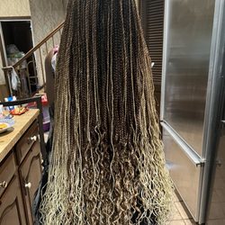 Tess African Hair - Teddy's work.