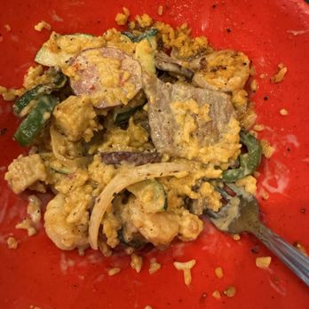 Yummy Bowl - Husband's bowl more than half gone - Mongolian Near Me - Canton, Ohio Yummy Bowl - Husband's bowl more than half gone - Mongolian Near Me - Canton, Ohio
