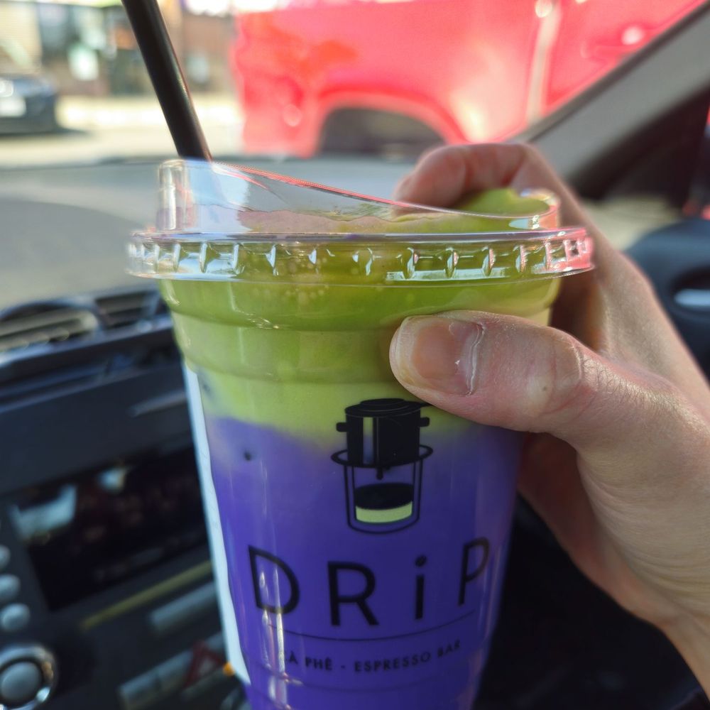 DRiP Cà Phê - Ube matcha cloud (iced) - Coffee & Tea Near Me - Annandale, Virginia DRiP Cà Phê - Ube matcha cloud (iced) - Coffee & Tea Near Me - Annandale, Virginia