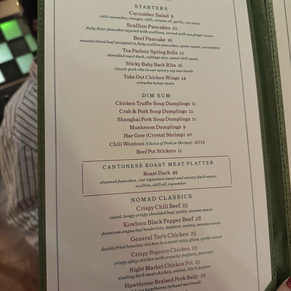 Nomad Tea Parlour - menu - Chinese Near Me - New York, New York Nomad Tea Parlour - menu - Chinese Near Me - New York, New York