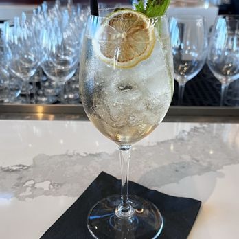 J. Alexander's - Hugo Spritz: La Marca Prosecco, St.Germain, Mint and Club Soda - American Near Me - Chandler, Arizona J. Alexander's - Hugo Spritz: La Marca Prosecco, St.Germain, Mint and Club Soda - American Near Me - Chandler, Arizona