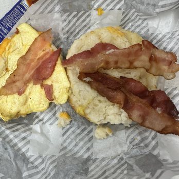 Bojangles - Bacon, Egg & Cheese Biscuit - Southern Near Me - Greensboro, North Carolina Bojangles - Bacon, Egg & Cheese Biscuit - Southern Near Me - Greensboro, North Carolina