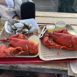 Five Islands Lobster - Twin lobster special with a lb of steamers