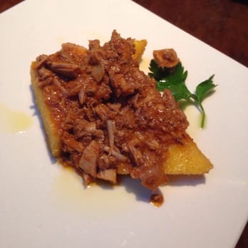 Osteria la Spiga - Crispy polenta with duck ragu starter - Italian Near Me - Seattle, Washington