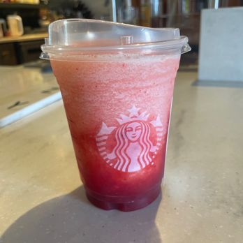 Starbucks - a drink in a plastic cup on a counter - Coffee & Tea Near Me - Denver, Colorado