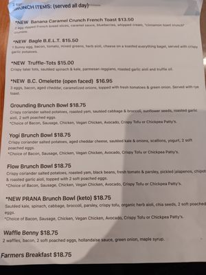 Menu photo 1 The Yoga Chef Port Coquitlam, BC Menu photo 1 The Yoga Chef Port Coquitlam, BC