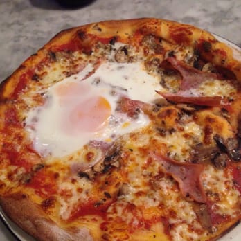 Pizza Express - Mushroom, prosciutto, and fried egg pizza - Pizza Near Me - St Andrews, FIF