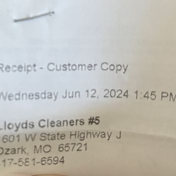 Lloyd's Dry Cleaners - Dry Cleaning Near Me - Ozark, Missouri Lloyd's Dry Cleaners - Dry Cleaning Near Me - Ozark, Missouri