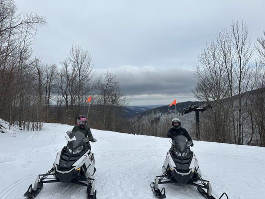 Snowmobile Vermont - Killington•Okemo Mountain Tour by null