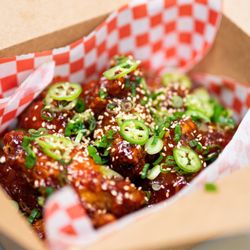 K Manna - Spicy Yangnyeom House Special wings.