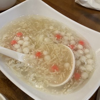 Kungfu Kitchen - Dessert: rice balls in sweet(ish) soup - Chinese Near Me - Alexandria, Virginia Kungfu Kitchen - Dessert: rice balls in sweet(ish) soup - Chinese Near Me - Alexandria, Virginia