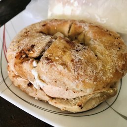 Cinnamon Raisin Bagel with Maple Walnut Raisin cream cheese Cinnamon Raisin Bagel with Maple Walnut Raisin cream cheese