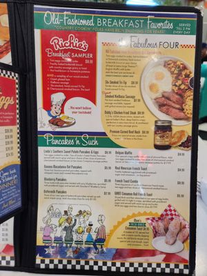 Menu photo 8 Richie's Real American Diner Murrieta, CA