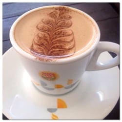 Torteria Di Maria - O cappuccino vem tão lindinho que é quase impossível não fotografar antes de devorar.