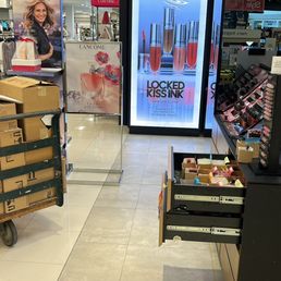 This is the beauty department at Macys I was there at noon and could not get around
