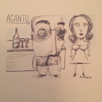 Acanto - Menu cover - Italian Near Me - Chicago, Illinois Acanto - Menu cover - Italian Near Me - Chicago, Illinois