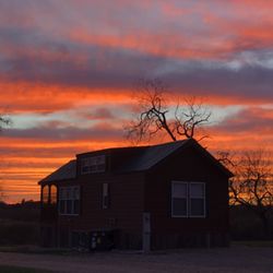 Southbound RV Park and Cabins - Sun set over cabin 7