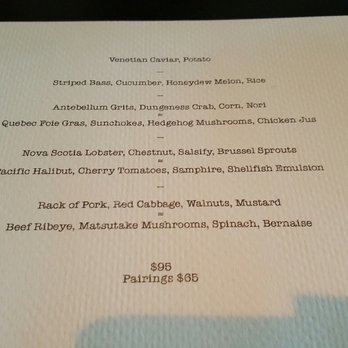 Alo Restaurant - Tasting Menu..  Changes every season - Bars Near Me - Toronto, Ontario