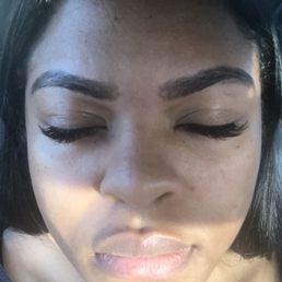 Uneven shape, missing hair. Tried to tint to fix, did not work.
